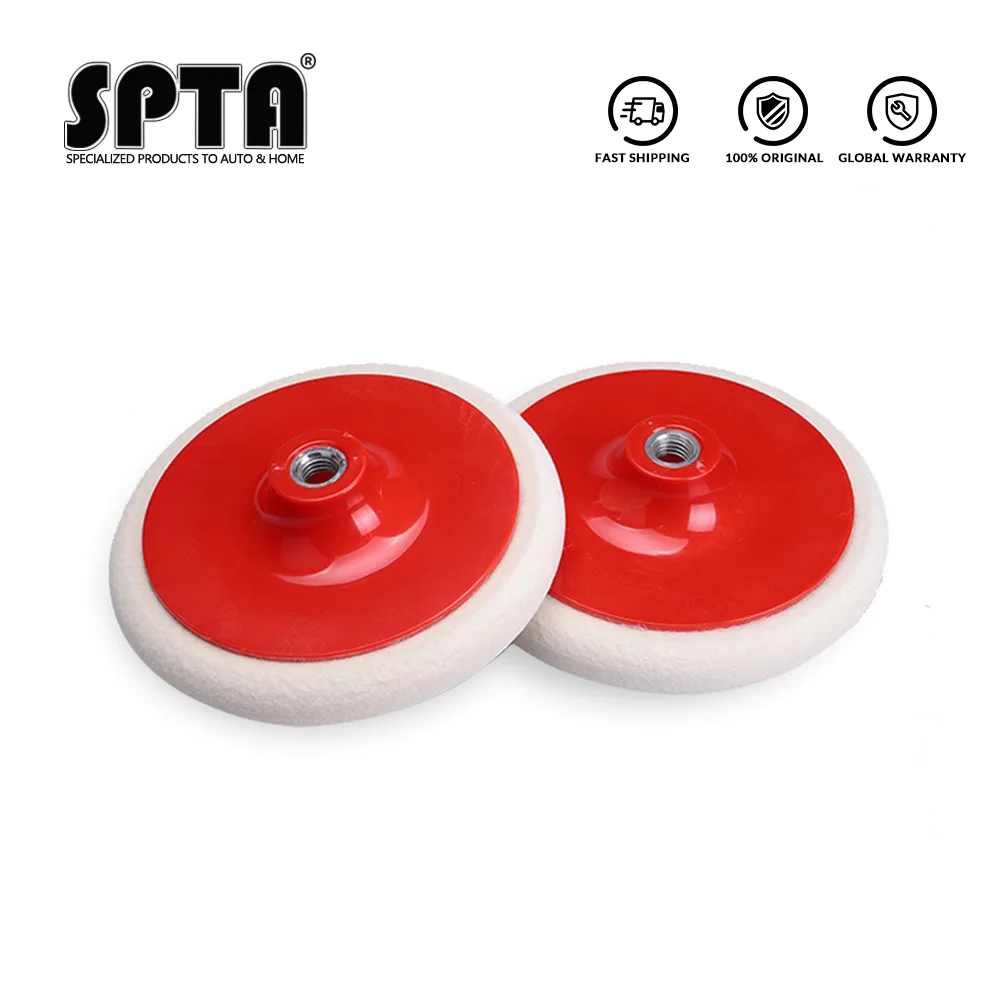 SPTA 4 дюймовые/5 дюймовые/6 дюймовые полировальные прокладки из шерстяного войлока