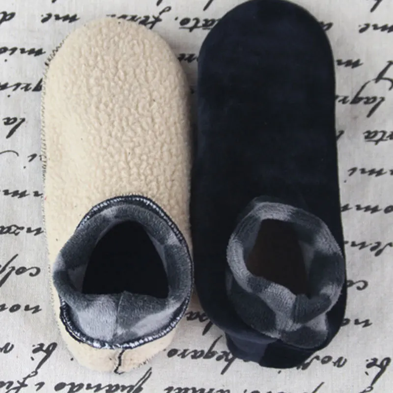 Утепленные носки унисекс 1 пара зимние теплые Нескользящие эластичные для мужчин