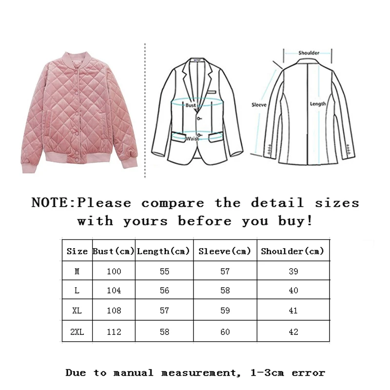 

Velour Women Parkas Winter Jacket Short Women Coats Parka Mujer Slim Winter Jacket Women Round neck Covered Button Lady Tops