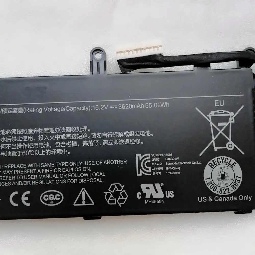 supstone genuine original g15b01w laptop battery for xiaomi gaming laptop 15 6 i5 7300hq gtx1050 gtx1060 1050ti1060 171502 a1 free global shipping