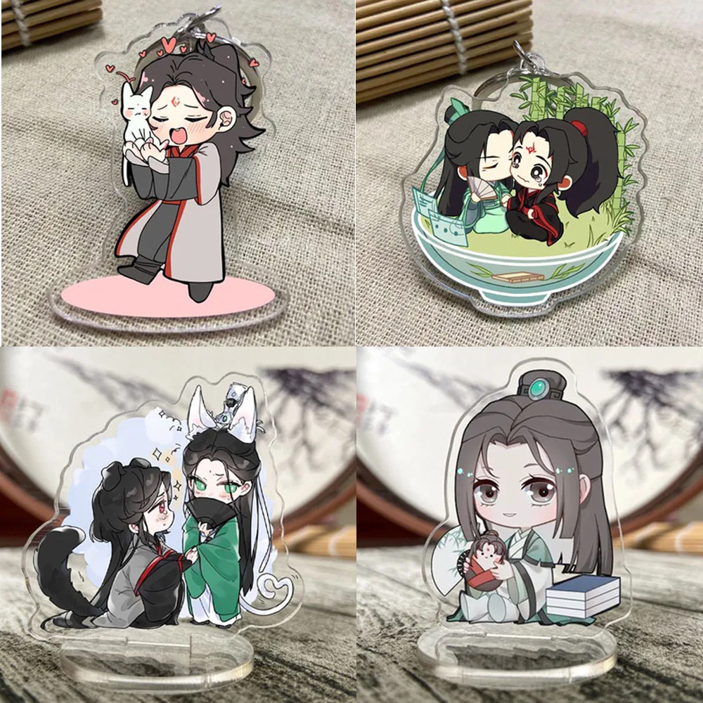 Брелок для ключей Shen Qingqiu Luo Binghe акриловая самосберегающая система аниме Злодей
