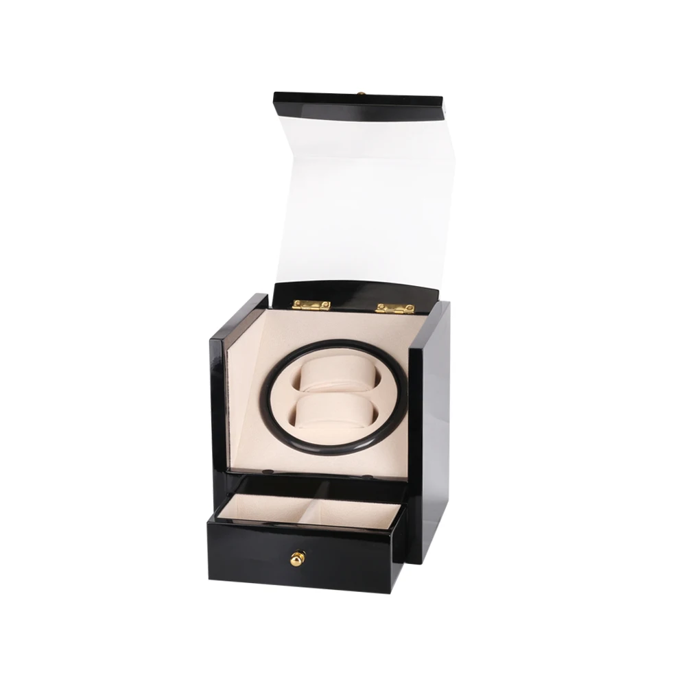 

Mechanical Watch Winding Box Motor Shaker Dual Position Watch Winder Holder Storage Organizer