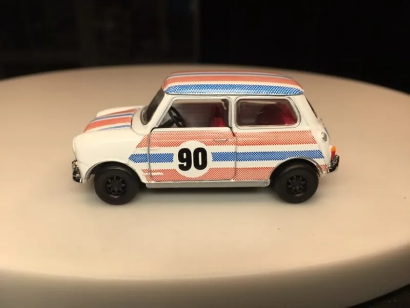 1:50 1990 MINI COOPER MK1 90 модель старинного автомобиля из сплава металлические игрушки