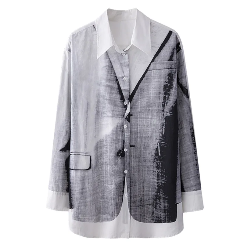 

DEAT 2021 new summer fashion turn-down collar single breasted linen and cotton single breasted loose shirt female top WR18302L