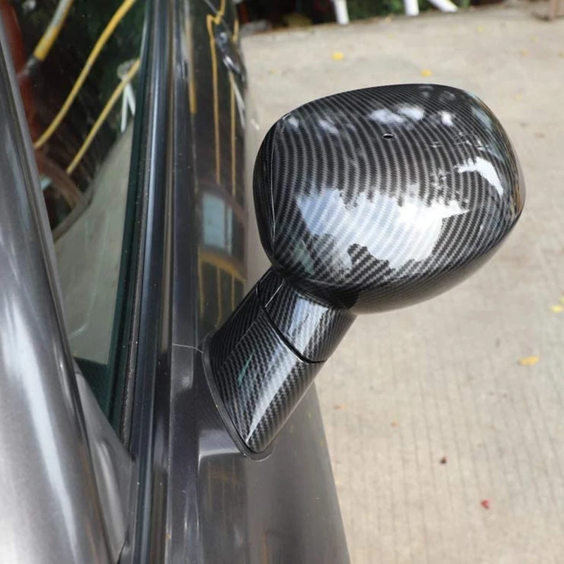 

for Dodge Challenger 2009-2020 Car Carbon Fiber Rearview Mirror Shell Decoration Cover Trim Kits Decor Accessories