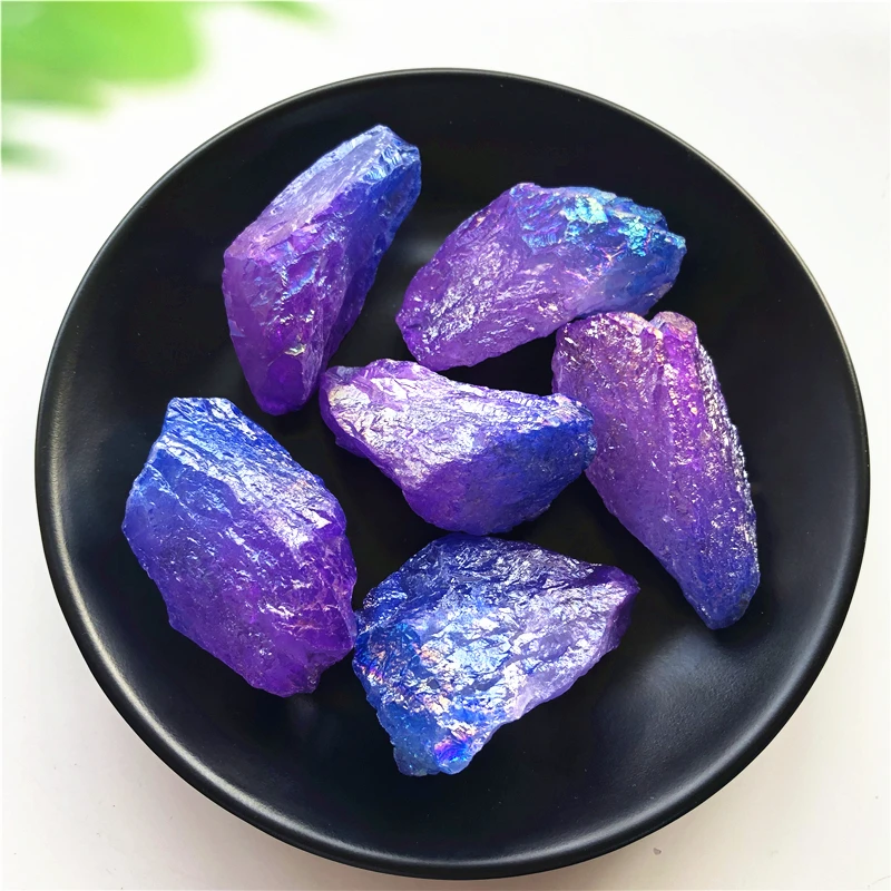 1 шт. декоративные кристаллы кварца с гальваническим покрытием | Дом и сад