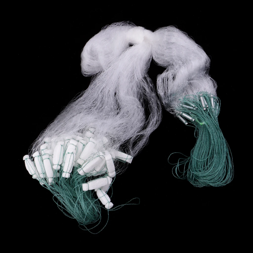 Однослойная жаберная рыболовная сеть Ловушка поплавок мононить 0 7 м х 8 м/15 м/20