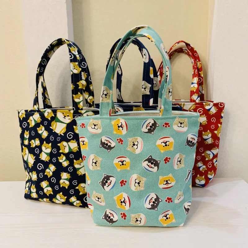 Сумка холщовая ручной работы простые дамские сумочки для покупок многоразовые