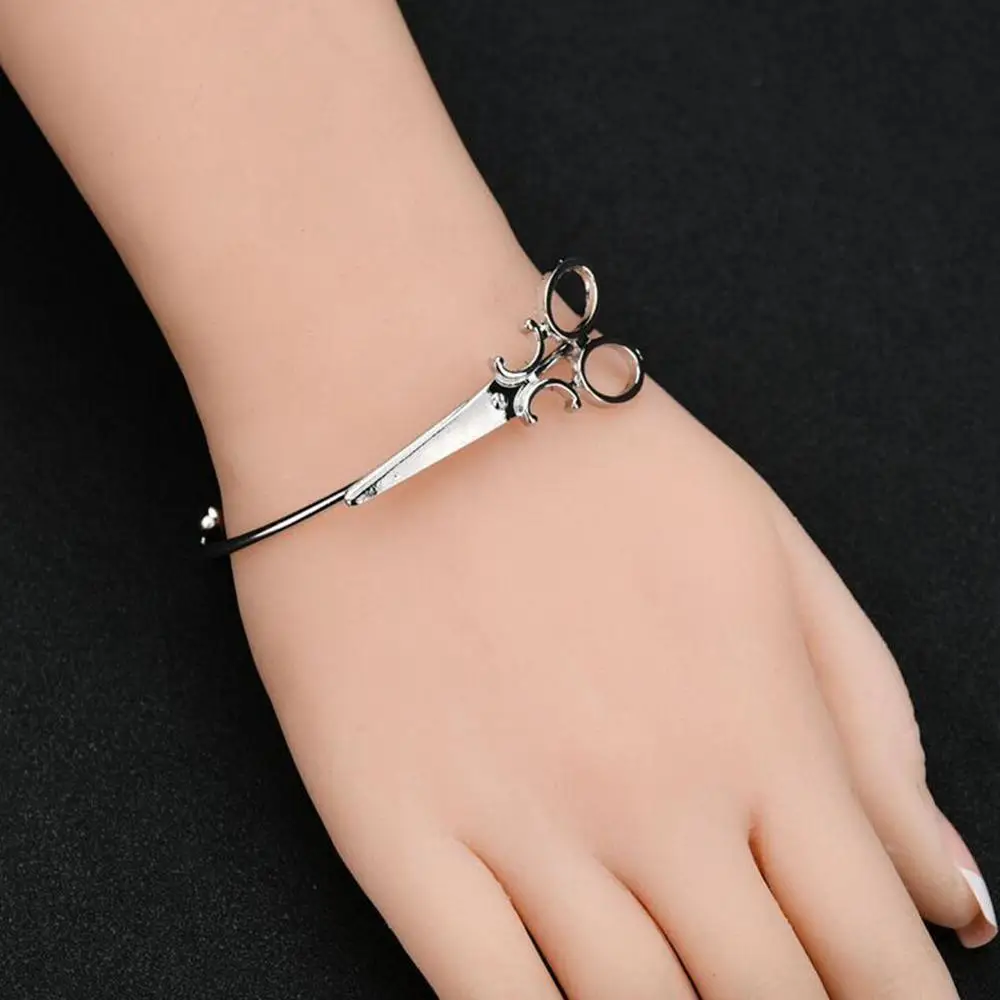 Ножницы Braclet Шарм ножницы браслеты с инструментами Femme девушки мода Женские