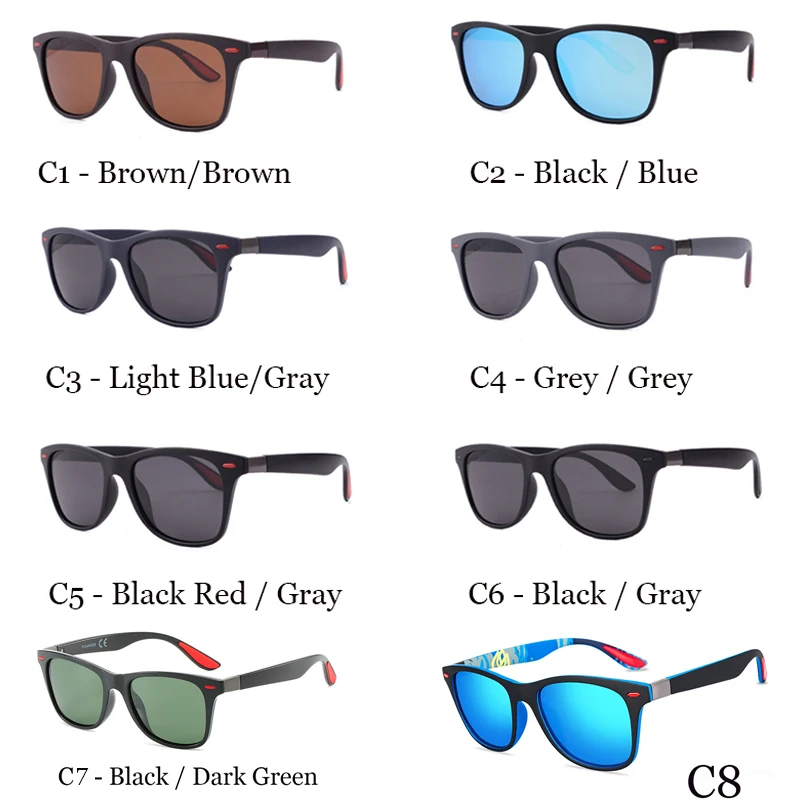 LVVKEE брендовые дизайнерские классические квадратные поляризационные