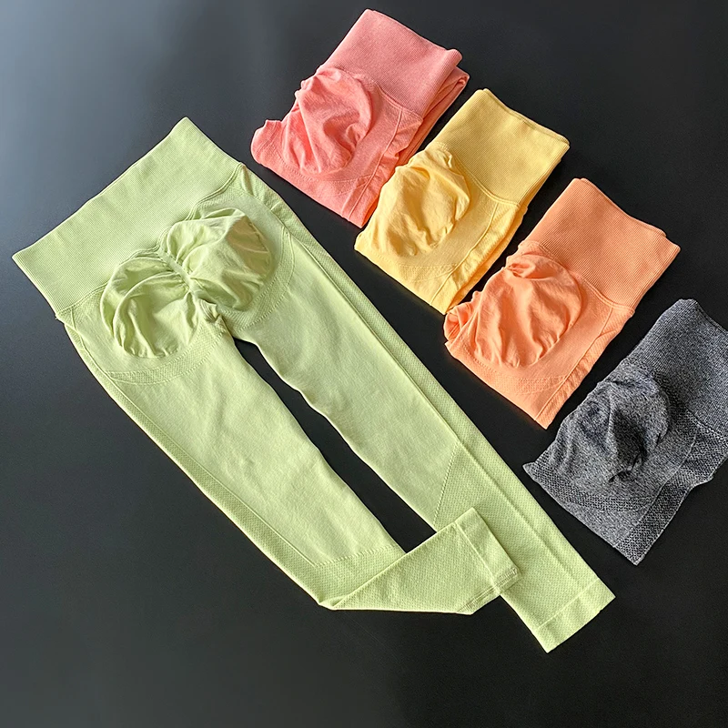 Женские Длинные Трико для фитнеса штаны бега упражнения Леггинсы йоги с высокой