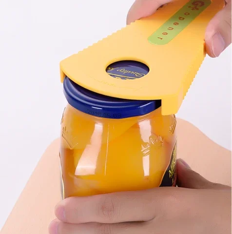 

Creative Multi-function Bottle Opener Jar Opener Easy Grip Bottle Opener Twist Off Lid Quick Opening Cooking