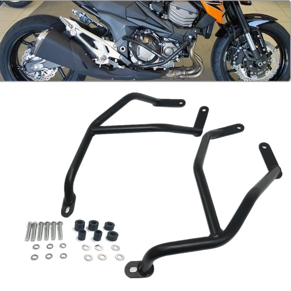 LJBKOALL черная стальная защита двигателя для мотоцикла от удара Kawasaki Z800 Z 800 2013 2014 2015