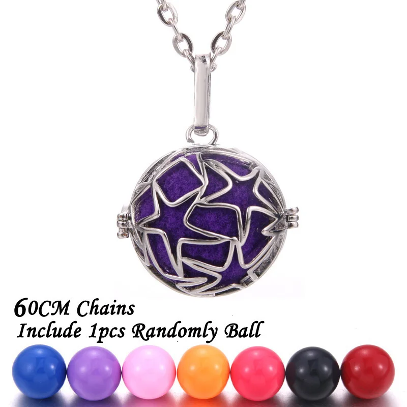 New Aromatherapy lockets Vintage silver Perfume Diffuser necklaces Aroma Essential Oils Pendant Necklace Pregnant woman necklace