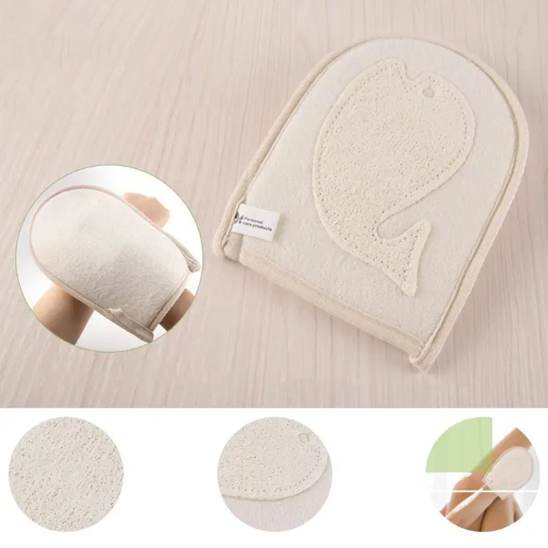 Сильная отшелушивающая мочалка-губка для тела перчатки уборки удаление