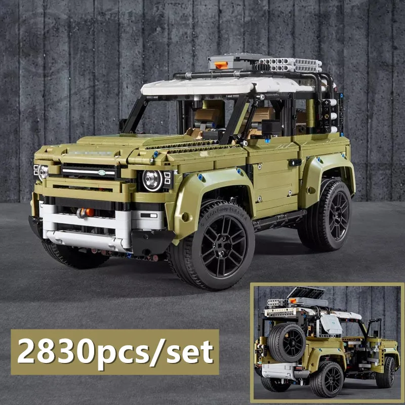 Новый внедорожник Guardian Land Car Rover Technic Defender fit 42110 модель строительные блоки кирпичи