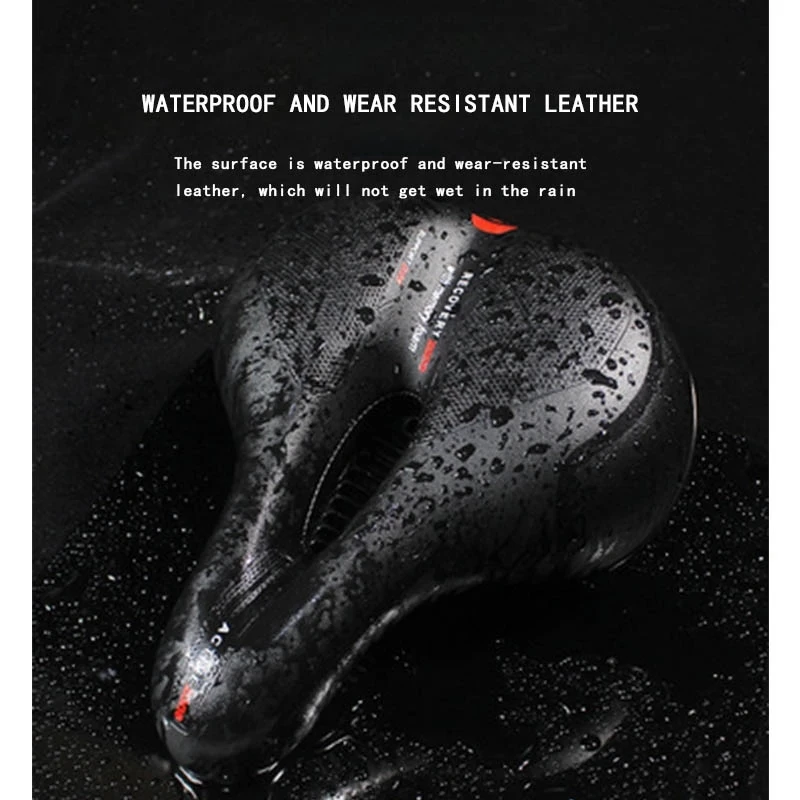 

MTB Bicycle Saddle Seat Big Butt Bicycle Road Cycle Saddle Mountain Bike Gel Seat Shock Absorber Wide Comfortable Accessories