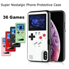 Чехол Gameboy для Samsung Galaxy Note 20, 10, S20, S21 Plus, Ultra, S10, с цветным экраном, 36 классических игр, в стиле ретро