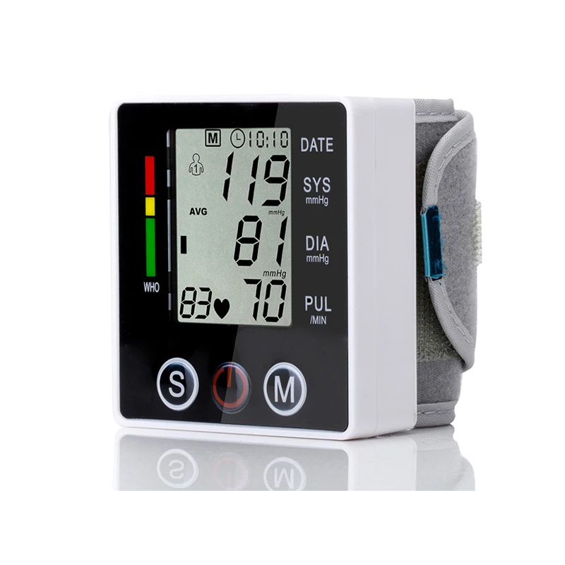 Монитор артериального давления на запястье медицинский тонометр с голосовым