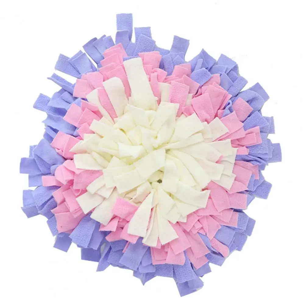 

New Arrival!!! Sniffing Mat Splicing Relieve Stress Pet Supplies Flower Shape Blanket for Training