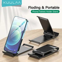 KUULAA Desktop Holder Tablet Mobile Phone Stand for iPad iPhone Samsung Xiaomi Portable Foldable Stand Plastic Bracket
