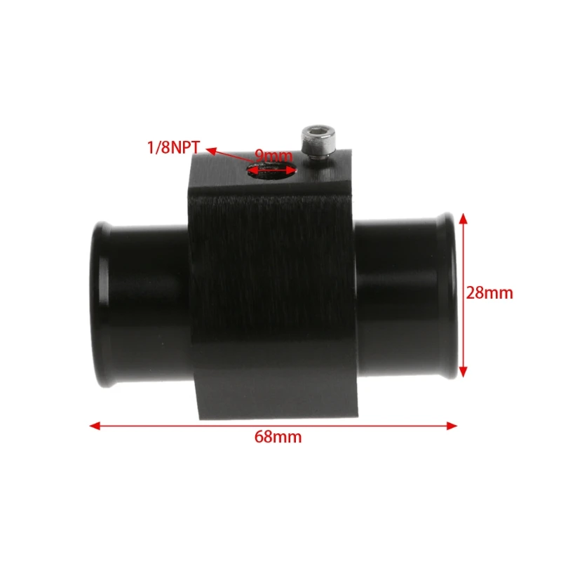 

34mm Water Temp Temperature Joint Pipe Sensor Gauge Radiator Hose Adapter