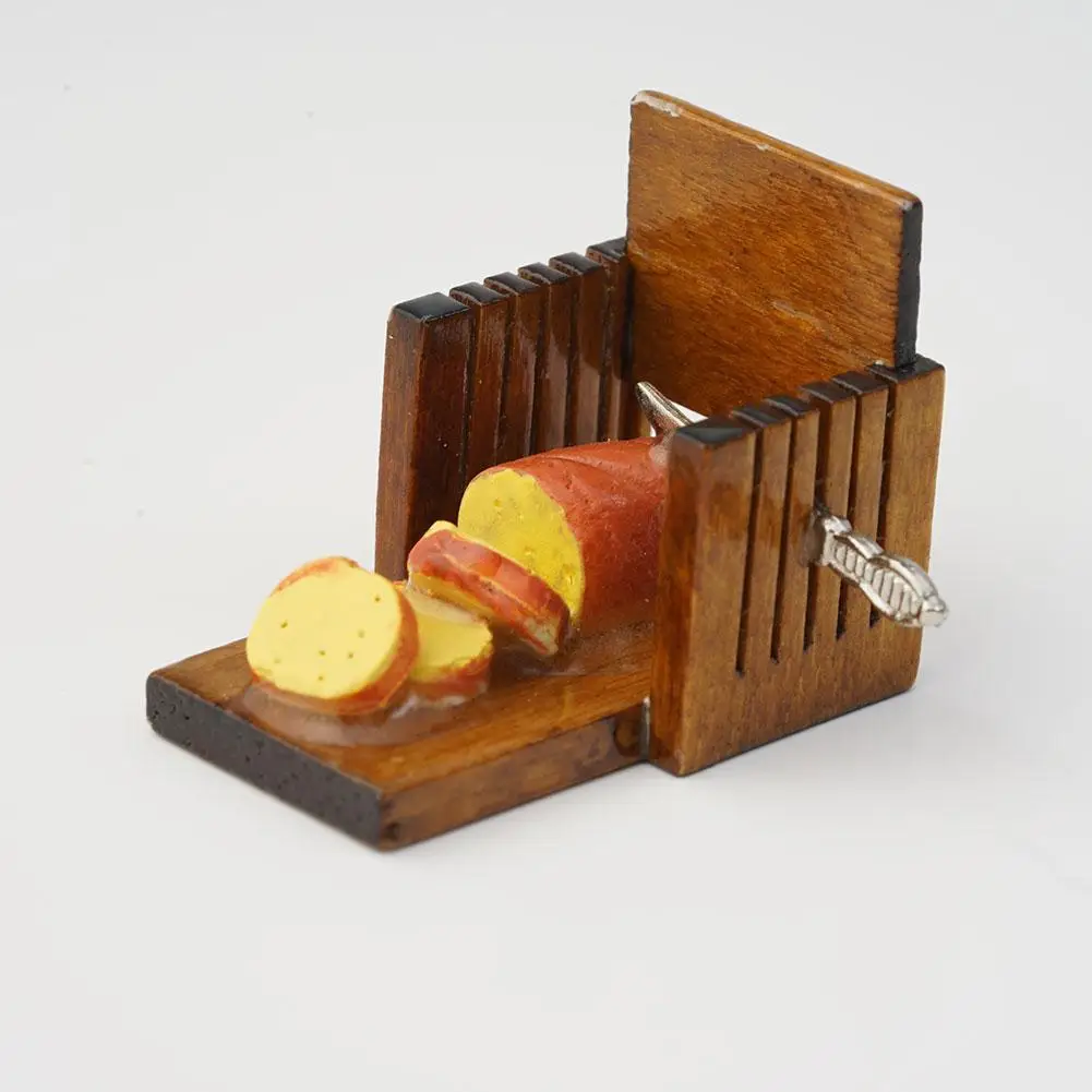 

House Accessories Mini Toast Bread Slicer Slicer 1pc Food Bread Kitchen Model Accessories Mould Cute House Slicer