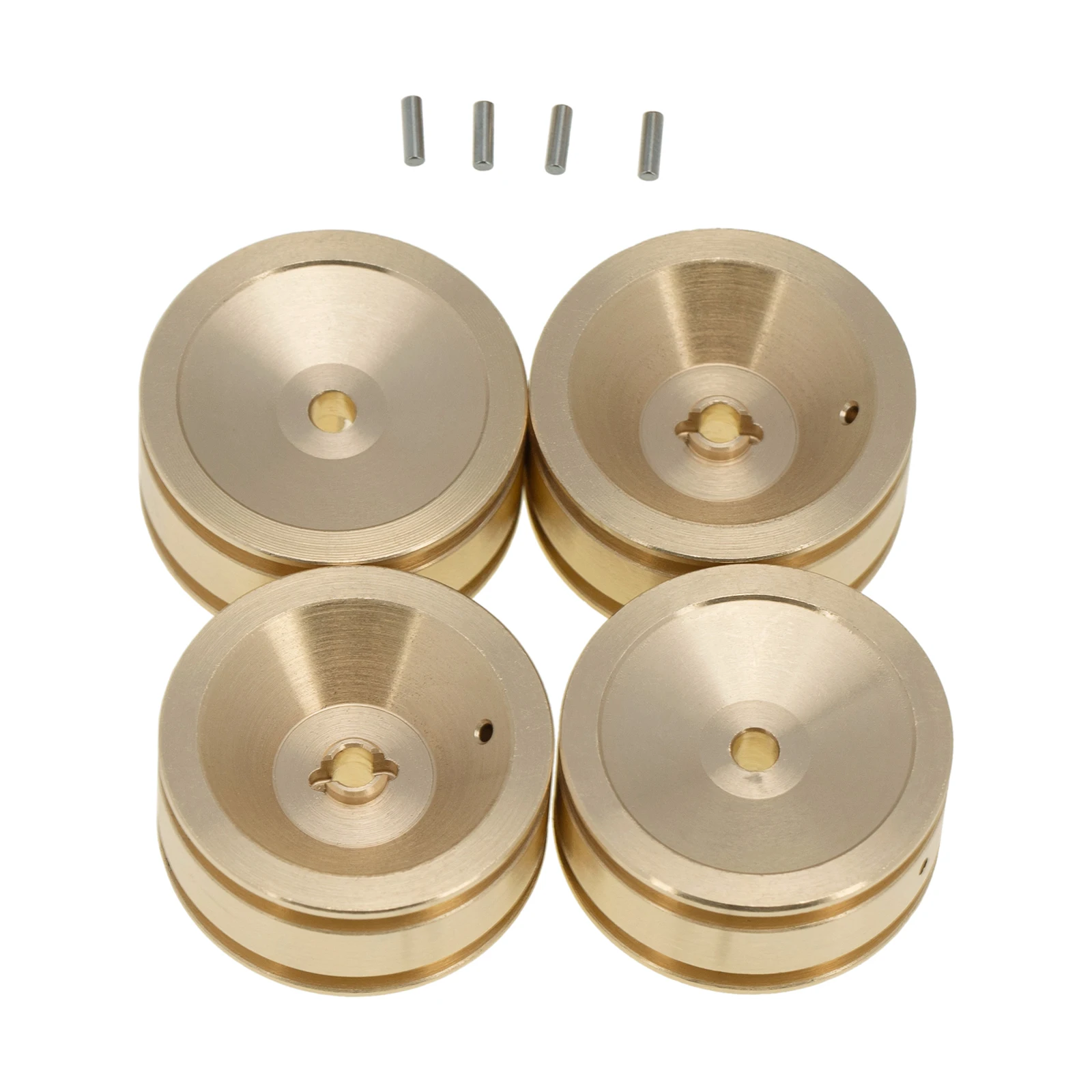 

Lot 4 RC Metal Wheel Counterweight Balance Weight for Axial SCX24 AXI00001