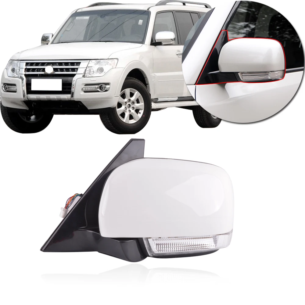 10 проводов CAPQX для PAJERO 4 IV 2007 2016 Montero / Shogun 2000 2014 внешнее зеркало заднего вида с