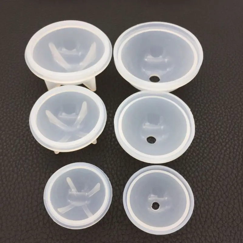 

9Pcs Round Spherical Silicone Mold Jewelry Making DIY Ball Epoxy Resin Molds Kit