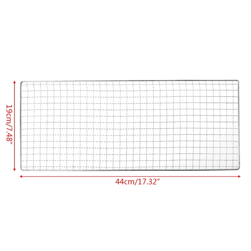 

Stainless Steel BBQ Barbecue Grill Grilling Mesh Wire Net Outdoor Cooking 3 Size L5YE