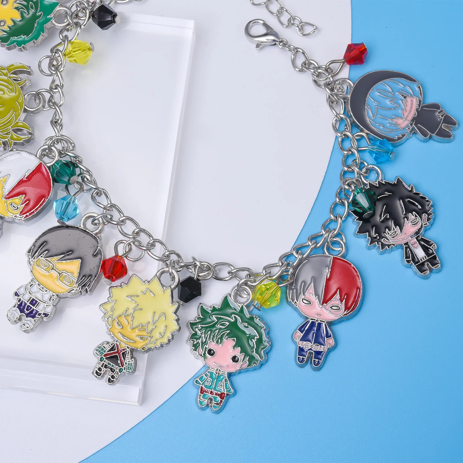 

Anime Comics My Hero Academia Bracelet Boku No Hero Academia Protagonist Charm Bracelets Women Men Jewelry for Christmas Gift