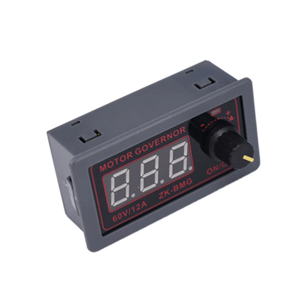ZK-BMG DC 9-60V 12v 24v 36V 48V 12A контроллер двигателя PWM регулируемая скорость цифровой