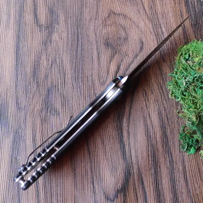 Жар-Ganzo F753M1 58-60HRC 440C G10 или углеродного волокна ручка складной Ножи для выживания