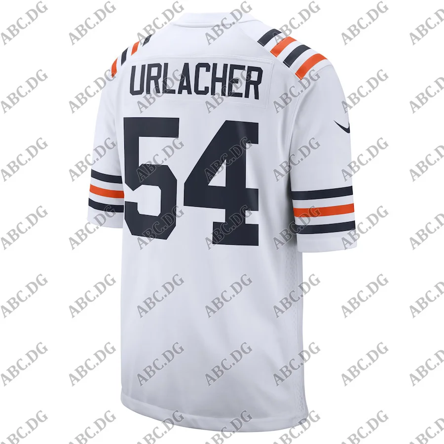 

Men Women Kid Youth Chicago Brian Urlacher White 100th Season Alternate Classic Retired Player Game Jersey