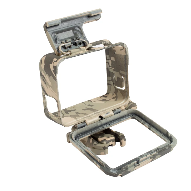 Camouflage Plastic Protective Frame For GoPro Hero 7 6 5 Housing Border Shell Case Action Camera Accessories | Электроника