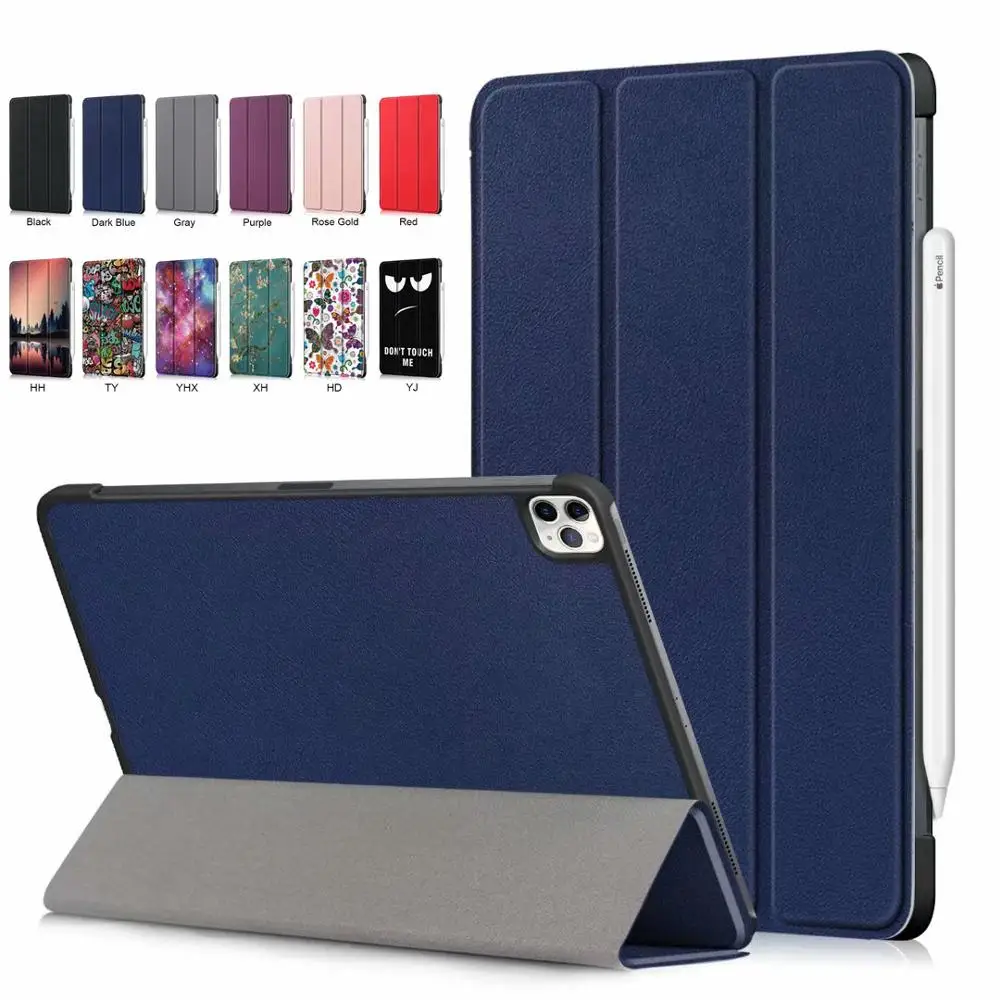 Умный чехол для планшета нового iPad Air 4 10 9 Pro 11 2020 Чехол 2 Mini 5 флип из искусственной