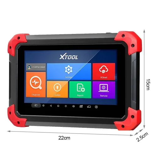 Программатор ключей XTOOL X100 PAD с регулировкой калибровки и другими специальными