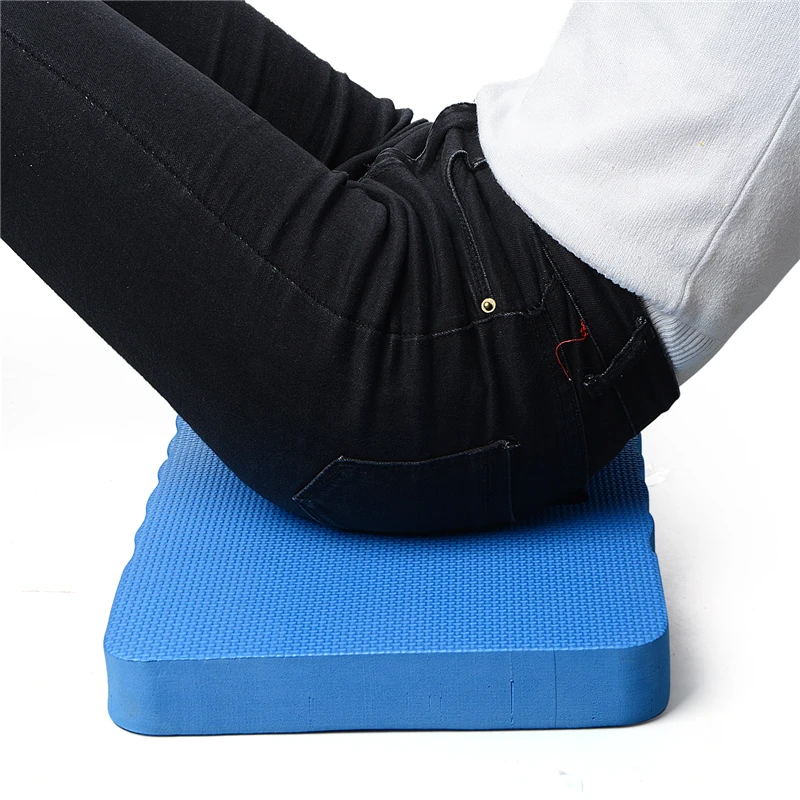 Синий черный мягкий коврик для сиденья патио сплошной цвет Сад Квадратный Крытый