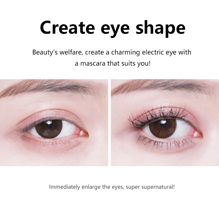 Водонепроницаемый тушь для удлинения черные ресницы наращивания ресниц щеточка