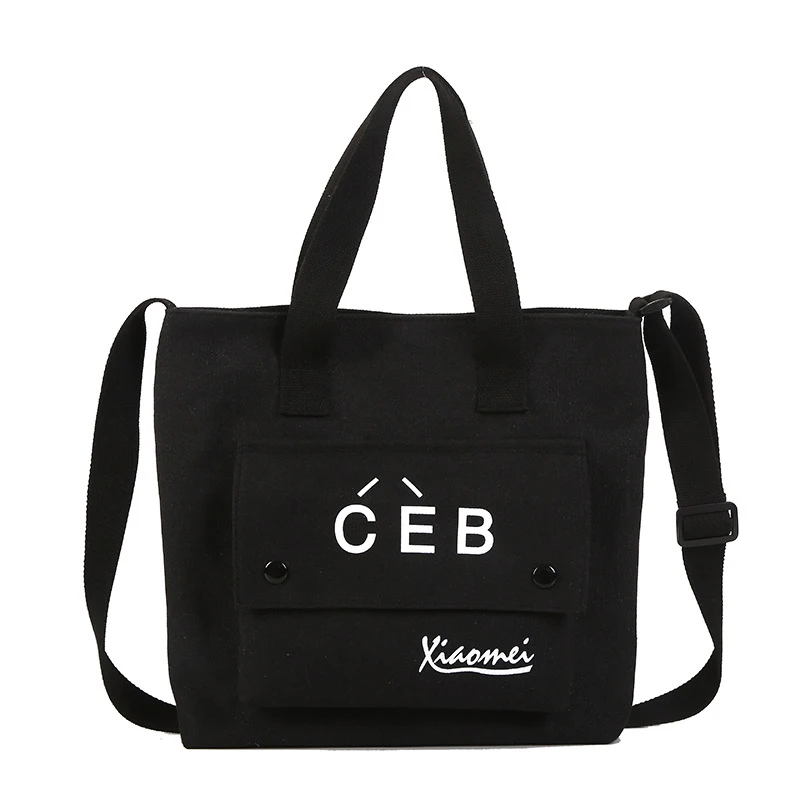 

Холщовая Сумка с надписью, износостойкая сумка через плечо для женщин и девушек, Новинка