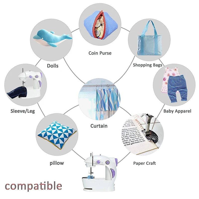 Мини швейная машина Модернизированная версия портативная микро машинная