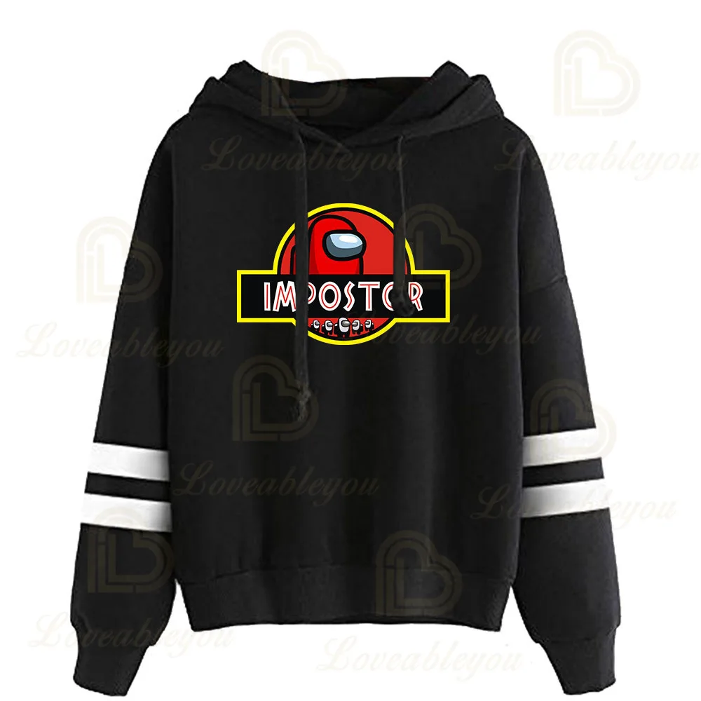 

Among Us Impostor Graphic Hoodies for Girls Princess Crown Print Sweatshirt Kawaii Kids Clothes Plus Winter Clothing