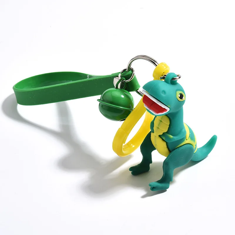 2020 креативный брелок с динозавром мультяшное Животное ПВХ силиконовые
