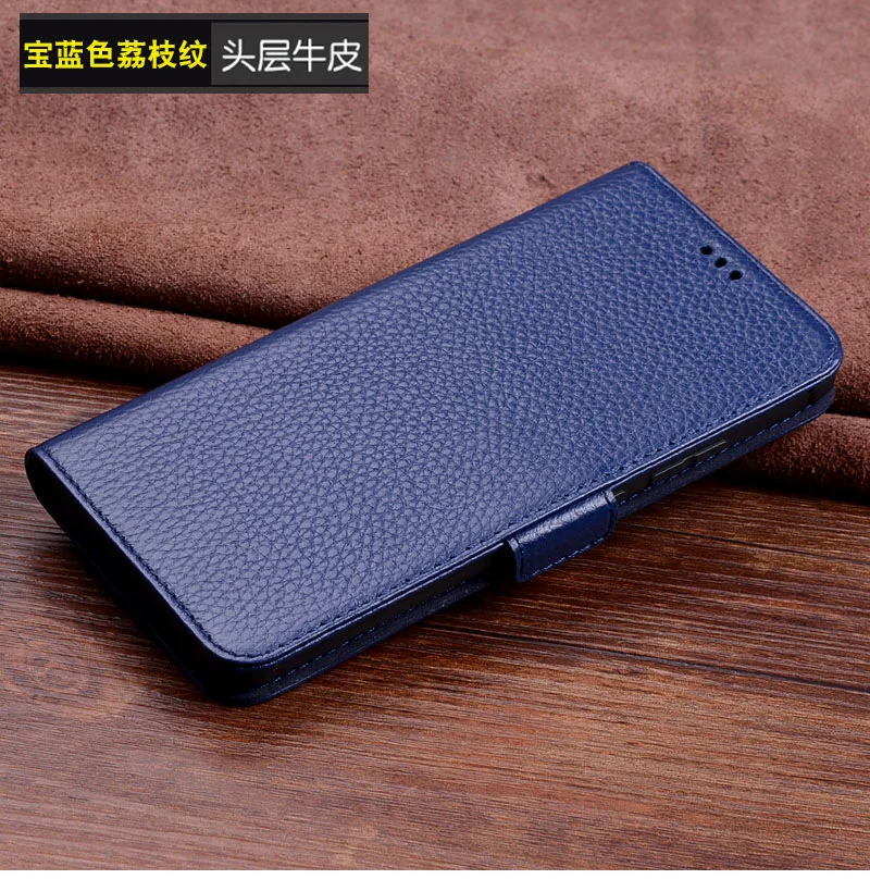 new luxury lich genuine leather flip phone case for oppo realme neo2 neo 2 2t real cowhide leather shell full cover pocket bag free global shipping