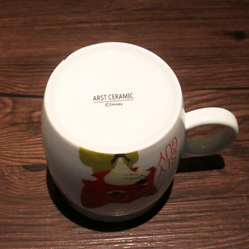 400 мл Zootopia бегущий кролик красная лиса керамическая кружка молочная модная