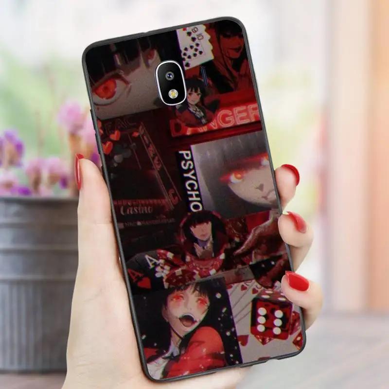

Japanese Anime Kakegurui Jabami Yumeko Phone Case For samsung Galaxy J7 J8 note 8 9 10 20 lite plus pro Soft nax fundas cover
