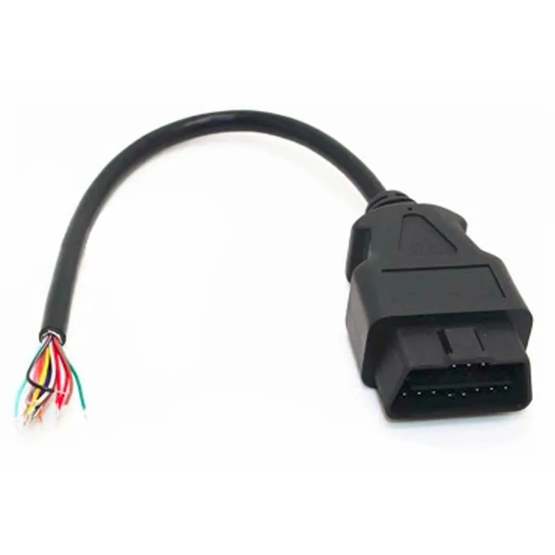 Оптовая продажа 16-контактный кабель-удлинитель OBD ELM327 2 для диагностики