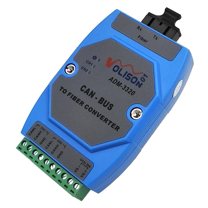 ADM-3320-SC шина CanBus волоконно-оптический конвертер CAN оптическая терминальная машина