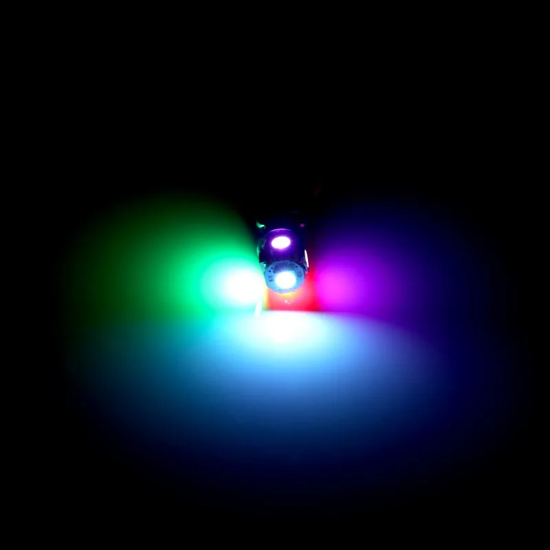2 шт. светодиодные RGB лампы T10 5SMD W16W для заднего хода|Сигнальная лампа| |